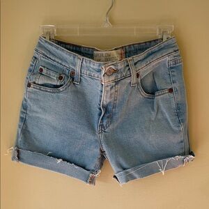 Levi's Light Blue Jean Shorts Size 27
